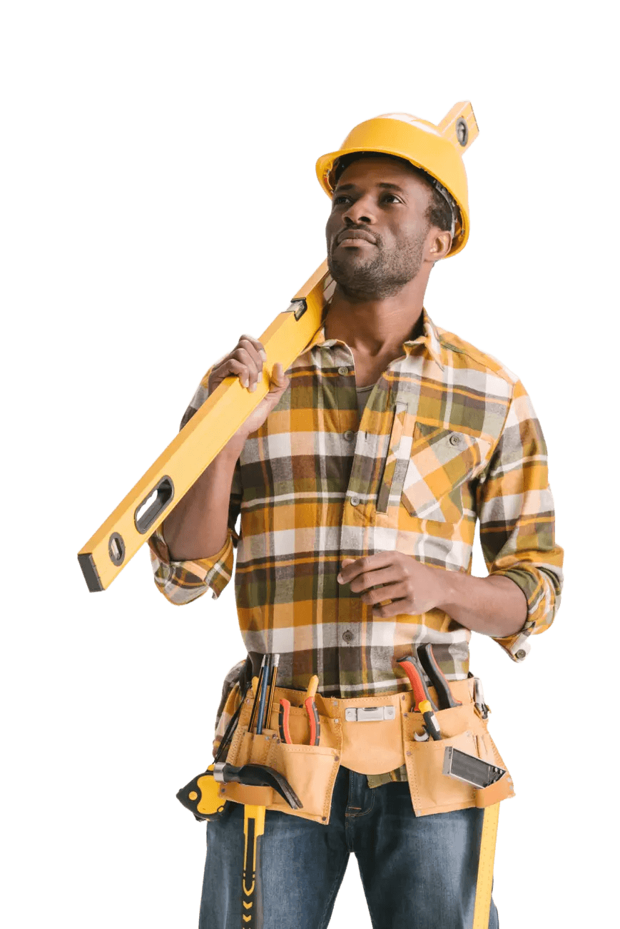 Roofing worker
